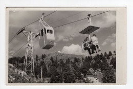 1958. YUGOSLAVIA,SLOVENIA,KRVAVEC,WIRE ROPE,TELECABIN,POSTCARD,USED - Yougoslavie