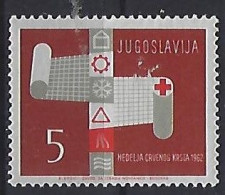 Jugoslavia 1962  Zwangszuschlagsmarken (**) MNH  Mi.28 - Beneficiencia (Sellos De)