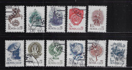 RUSSIA 1988 SCOTT #5723-5732,5734   USED - Gebruikt