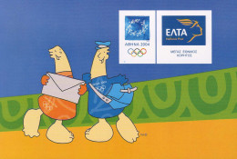 Greece / Grèce 2004, Athens Olympic Games / J.O. D'Athènes / Hellenic Post / La Poste Grecque / Mascots - Jeux Olympiques