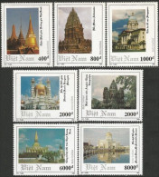 930 Vietnam 1993 Architecture Monuments Landmarks MNH ** Neuf SC (VIE-51) - Vietnam