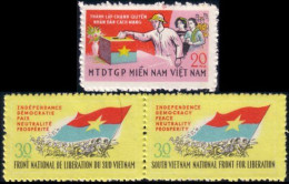 930 Vietnam Drapeau Flag Liberation Front MNH ** Neuf SC (VIE-10b) - Stamps