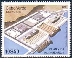 928 Cabo Verde Port Harbour MNH ** Neuf SC (VER-7b) - Altri (Mare)