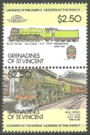 924 St Vincent Train A2 Class Steam Locomotive à Vapeur MNH ** Neuf SC (VIN-165b) - St.Vincent & Grenadines