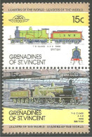 924 St Vincent Train T-9 Class Steam Locomotive à Vapeur MNH ** Neuf SC (VIN-158b) - St.Vincent & Grenadines