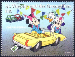 924 Disney St Vincent Minnie Car Salesman Vendeur Voitures MNH ** Neuf SC (VIN-139a) - Disney