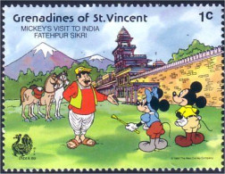 924 St Vincent Disney Mickey Minnie Sikri MNH ** Neuf SC (VIN-132a) - St.Vincent (1979-...)