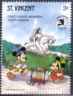 924 St Vincent Crazy Horse Memorial MNH ** Neuf SC (VIN-99e) - American Indians