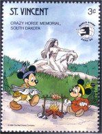 924 St Vincent Crazy Horse Memorial MNH ** Neuf SC (VIN-99c) - Us Independence
