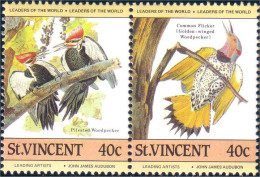 924 St Vincent Flicker Pivert Woodpecker MNH ** Neuf SC (VIN-24a) - Pics & Grimpeurs