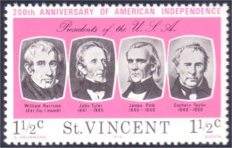 924 St Vincent Independence America MNH ** Neuf SC (VIN-14) - Indépendance USA