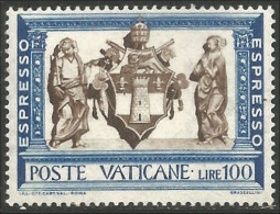 922 Vatican 1923 Express Armoiries Jean XXIII Coat Arms Pope John MH * Neuf CH (VAT-113) - Postzegels