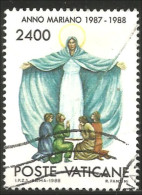 922 Vatican 1988 2400 L Année Maie Marian Year Anno Mariano (VAT-80) - Oblitérés