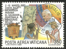 922 Vatican 1986 350 L Voyage Journey Pope John Paul II Pape Jean-Paul II (VAT-95) - Poste Aérienne