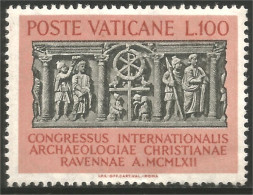 922 Vatican 1962 Sarcophage Sarcophagus Ravenna Ravenne 100 L MH * Neuf CH (VAT-50) - Oblitérés