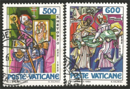 922 Vatican 1985 St Methodius St Cyril Methode Cyrille (VAT-53) - Gebruikt