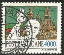 922 Vatican 1984 Papal Visit Spain Visite Pape Espagne 4000 L (VAT-51) - Papas