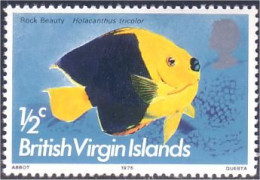934 British Virgin Islands Poisson Rock Beauty Fish MNH ** Neuf SC (VIR-3a) - British Virgin Islands