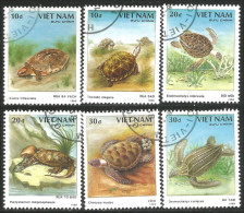 930 Vietnam Tortue Turtle Tortuga Schildkröte Zeeschildpad Tartaruga (VIE-439b) - Schildpadden