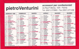 Calendarietto - Accessori Per Confezionisti - Pietro Venturini - Parma - Anno 1996 - Petit Format : 1991-00
