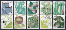 Japan, 2016, Used,    ,Mi. 8051-60 - Used Stamps