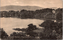 4-4-2024 (1 Z 1) Ireland (posted From Ireland To Glasgow In 1926) Co Donegal  - St Colomb's Hotel  (b/w) - Hotels & Restaurants