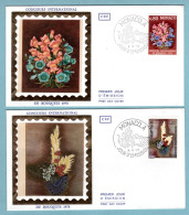 FDC Monaco 1977 - Concours International Des Bouquets 1978 -  YT 1115 Et 1116 - FDC