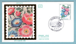 FDC Monaco 1981 - Concours International Des Bouquets 1981 -  YT 1295 - FDC