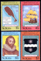 546 Saint Kitts Sir Francis Drake Armoiries Coat Of Arms MNH ** Neuf Sans CH (KIT-6c) - Briefmarken