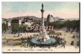 CPA Marseille Place Castellane Fontaine Cantini  - Castellane, Prado, Menpenti, Rouet