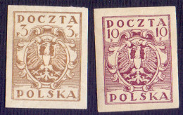 POLAND - ARMS - *MLH - 1919 - Postzegels