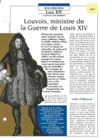 FICHE ATLAS: LOUVOIS MINISTRE DE LA GUERRE DE LOUIS XIV -BOURBONS - History