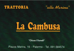 Calendarietto - La Cambusa - Trattoria - Palermo - Anno 1996 - Petit Format : 1991-00