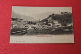 Ticino Bellinzona E Pizzo Claro + Ferrovia Ed. Goetz Primi 1900 NV - Bellinzone