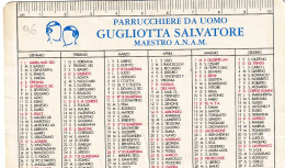 Calendarietto - Parrucchiere Da Uomo Gugliotta Salvatore - Maestro A.n.a.m. - Trezzano S.n. - Anno 1996 - Petit Format : 1991-00