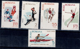 ROMANIA 1965 SPORT MI No 2452-8 MNH VF!! - Unused Stamps