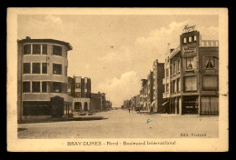 59 - BRAY-DUNES - BOULEVARD INTERNATIONAL - TIMBRE TAXE - Bray-Dunes