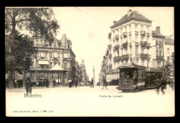 BELGIQUE - BRUXELLES - PORTE DE LOUVAIN - TRAMWAY - Avenidas, Bulevares