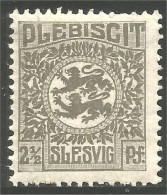 XW03-0022 Plebicit Slesvig Lion Lowe Leone Leon Armoiries Coat Arms MNH ** Neuf SC - Schleswig-Holstein