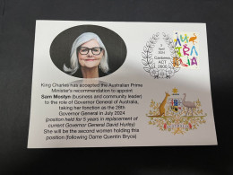 4-4-2024 (1 Z 3) Australia - Appointment Of Sam Mostyn As Governor General (second Woman To Be In This Position) - Femmes Célèbres