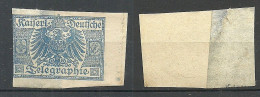 Germany DEUTSCHES REICH Telegraphmarke Telegraph Telegraphie (*) - Unused Stamps