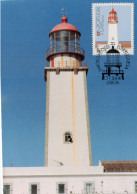 Maximum Postcard Portugal Phare Lighthouse Farol Da Berlenga Berlengas Peniche  Maxi Card  Maximo Postal 1987 - Faros