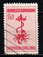 REPUBBLICA DOMENICANA - 1953 - SPADA, SERPENTE GRANCHIO - USATO - República Dominicana