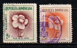 REPUBBLICA DOMENICANA - 1957 - FIORE DI CAOBA - USATI - República Dominicana
