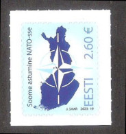 Finland Joins NATO Estonia 2023 MNH Stamp  Mi 1078 - Estonia