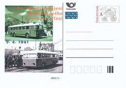 Rep. Ceca / Cart. Postali (Pre2011/14) 70 ° Anniversario Del Traffico Di Filobus A Pilsen (1941-2011) - Bussen