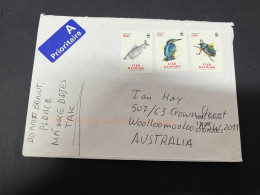 4-4-2024 (1 Z 3 A) Letter Posted From Denmark To Australia (Sydney) With 3 WWF Stamps 2022 Issue (no Postmark) - Lettres & Documents