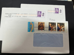 4-4-2024 (1 Z 3 A) France Letter Posted To Australia - 3 Covers - Cartas & Documentos