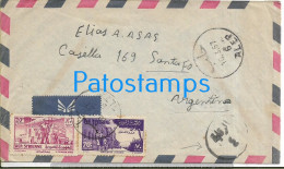 226339 SYRIA SYRIENNE COVER CANCEL YEAR 1957 CIRCULATED TO ARGENTINA NO POSTCARD - Syrië