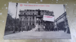 LISBOA (Portugal) - Praça E Estatua Do Poeta Luiz De Camoes Unused - Lisboa